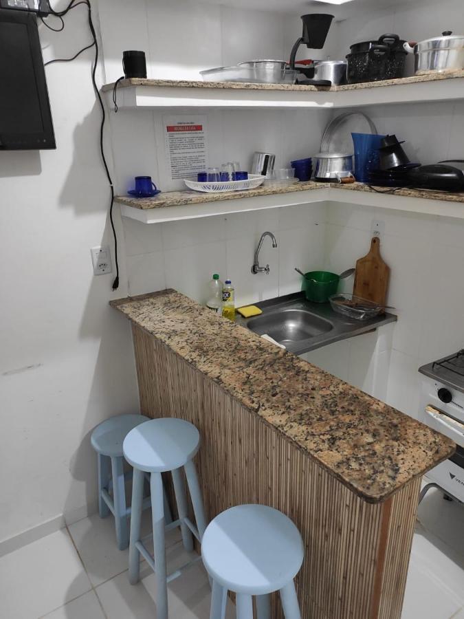 Kitinet Da Casa Azul Praia Das Toninhas Ubatuba Bagian luar foto